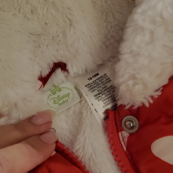 2/$20 Mini Mouse I'm bowtiful coat - Picture 2 of 2
